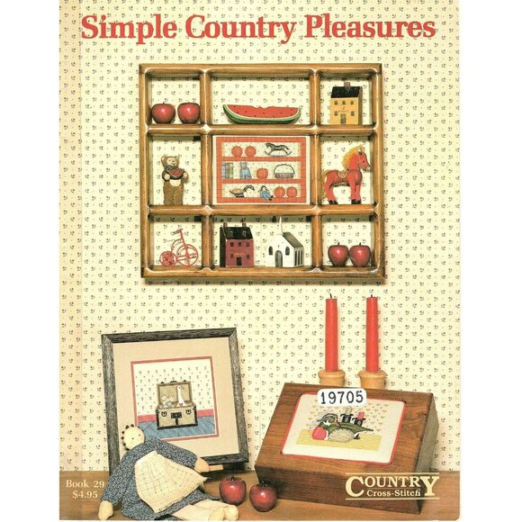 Simple Country Pleasures Cross-Stitch Pattern Book 29 By Country Cross-Stitch - Picture 1 of 2